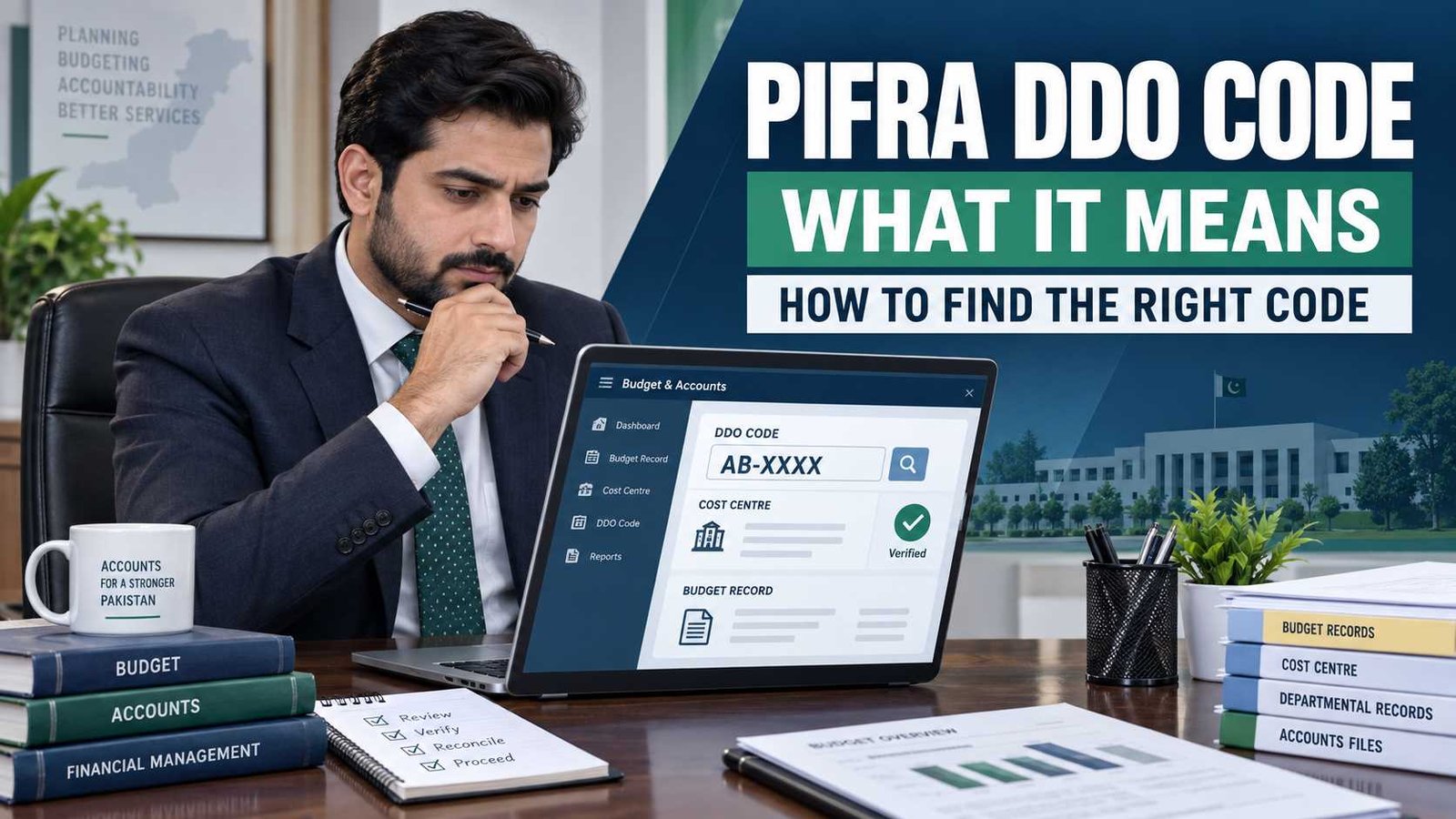 PIFRA DDO Code 2026 guide explaining cost centre and how to find the correct DDO Code