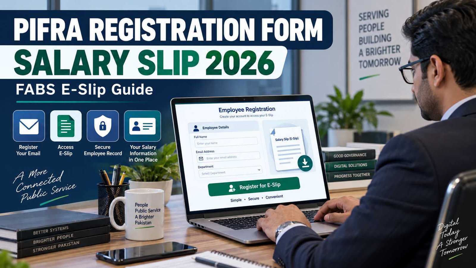 PIFRA registration form 2026 for FABS online salary slip email registration Image Description: